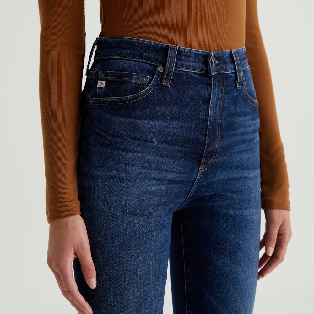 Adriano Goldschimied Ed Madi High Rise Flare Jeans Size 28 - Picture 4 of 10